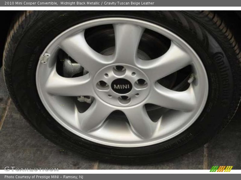 Midnight Black Metallic / Gravity Tuscan Beige Leather 2010 Mini Cooper Convertible