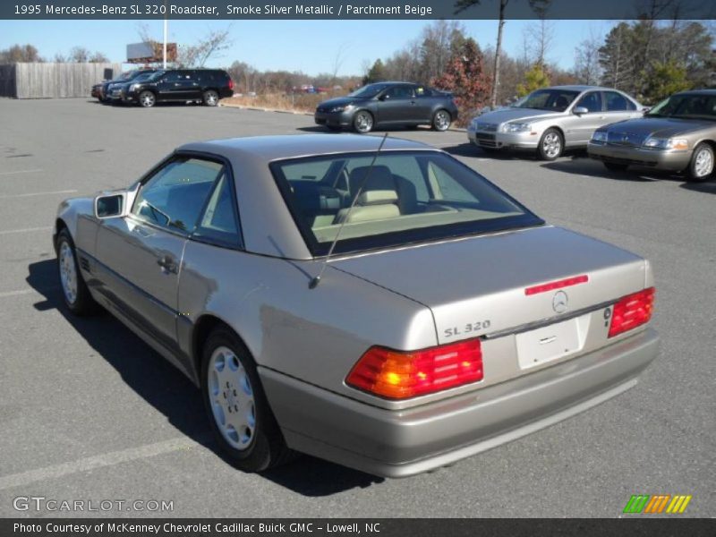 Smoke Silver Metallic / Parchment Beige 1995 Mercedes-Benz SL 320 Roadster