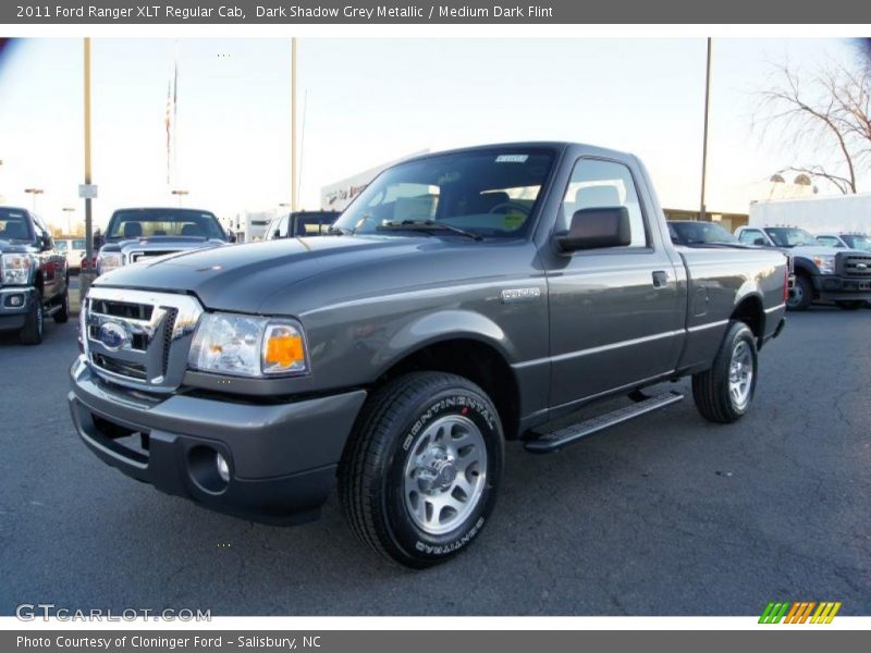 Front 3/4 View of 2011 Ranger XLT Regular Cab