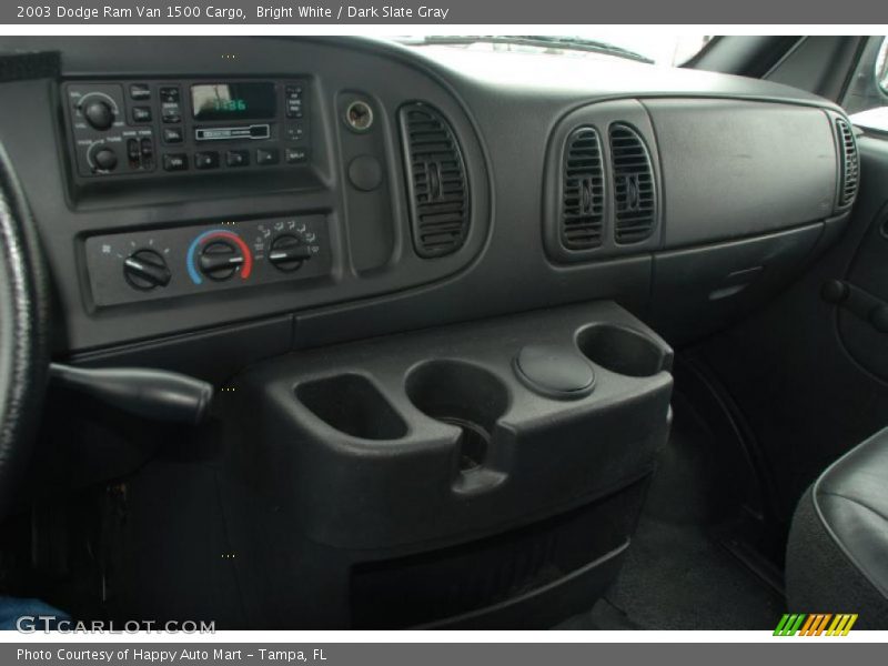 Bright White / Dark Slate Gray 2003 Dodge Ram Van 1500 Cargo