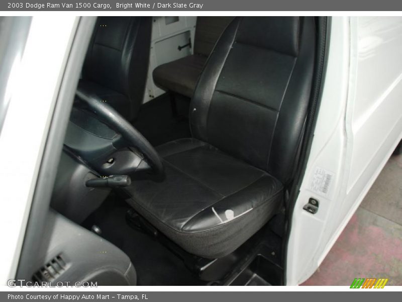 Bright White / Dark Slate Gray 2003 Dodge Ram Van 1500 Cargo