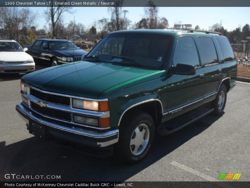 Emerald Green Metallic / Neutral 1999 Chevrolet Tahoe LT