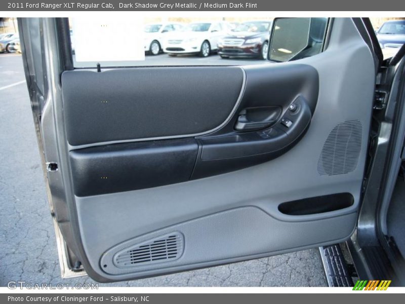 Dark Shadow Grey Metallic / Medium Dark Flint 2011 Ford Ranger XLT Regular Cab