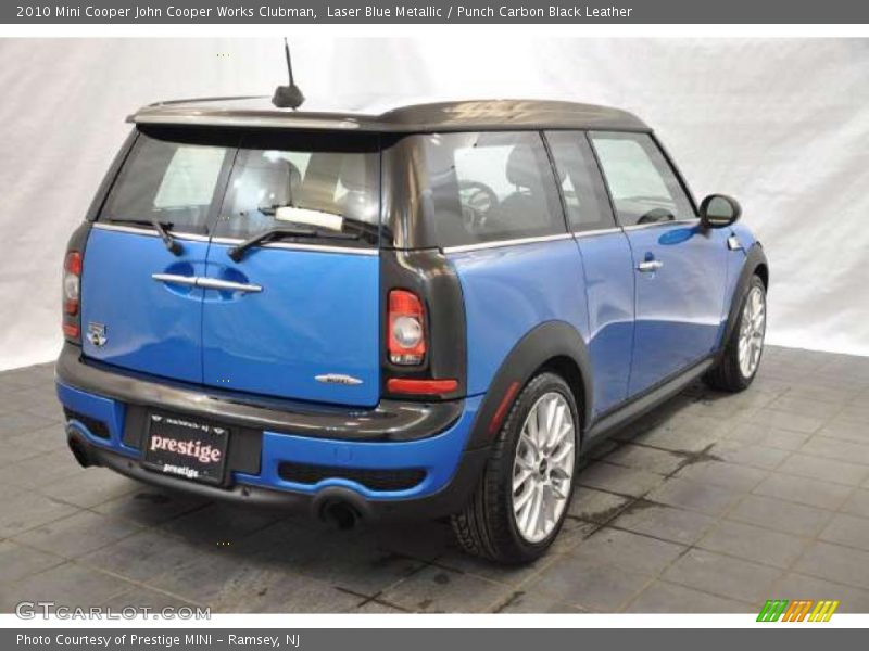 Laser Blue Metallic / Punch Carbon Black Leather 2010 Mini Cooper John Cooper Works Clubman