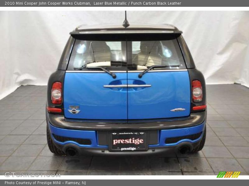 Laser Blue Metallic / Punch Carbon Black Leather 2010 Mini Cooper John Cooper Works Clubman