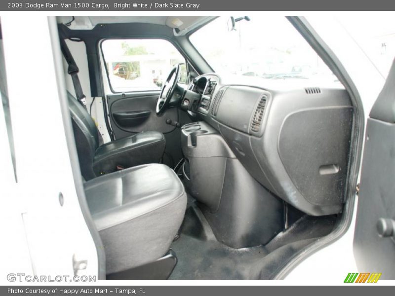 Bright White / Dark Slate Gray 2003 Dodge Ram Van 1500 Cargo