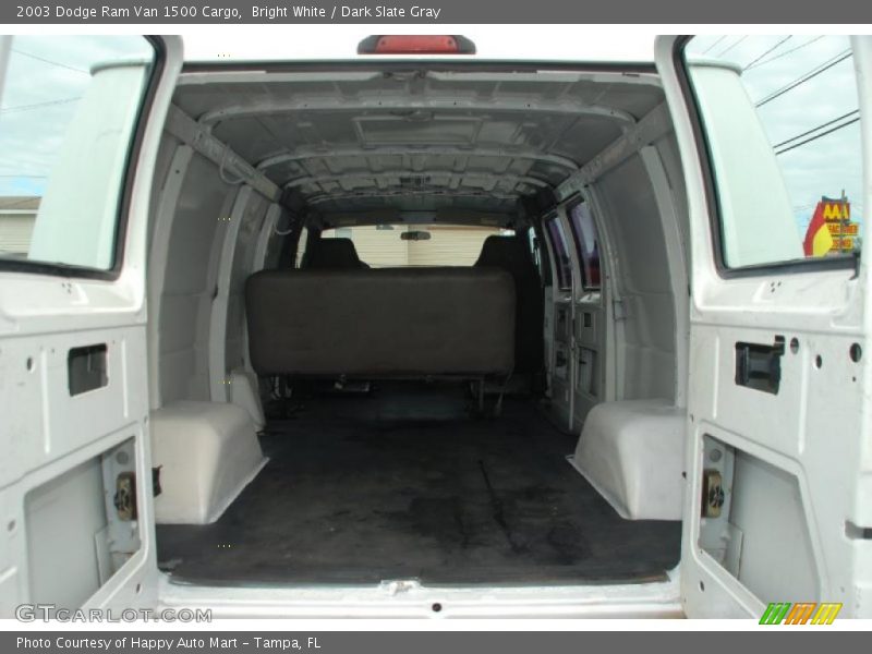 Bright White / Dark Slate Gray 2003 Dodge Ram Van 1500 Cargo