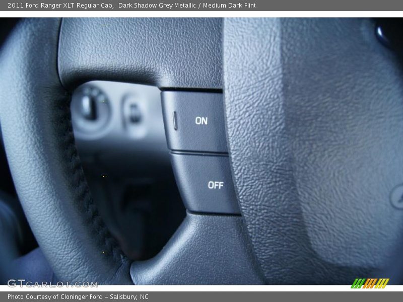 Controls of 2011 Ranger XLT Regular Cab