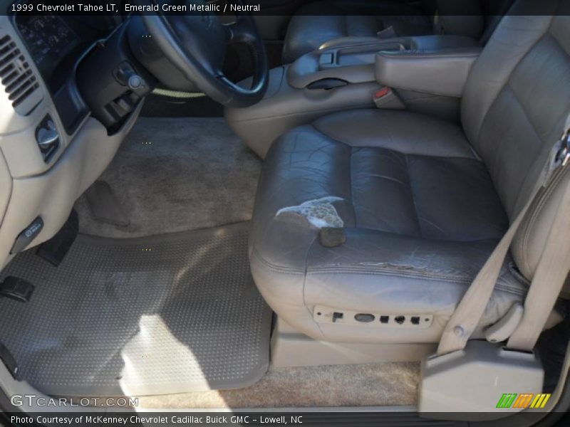 Emerald Green Metallic / Neutral 1999 Chevrolet Tahoe LT