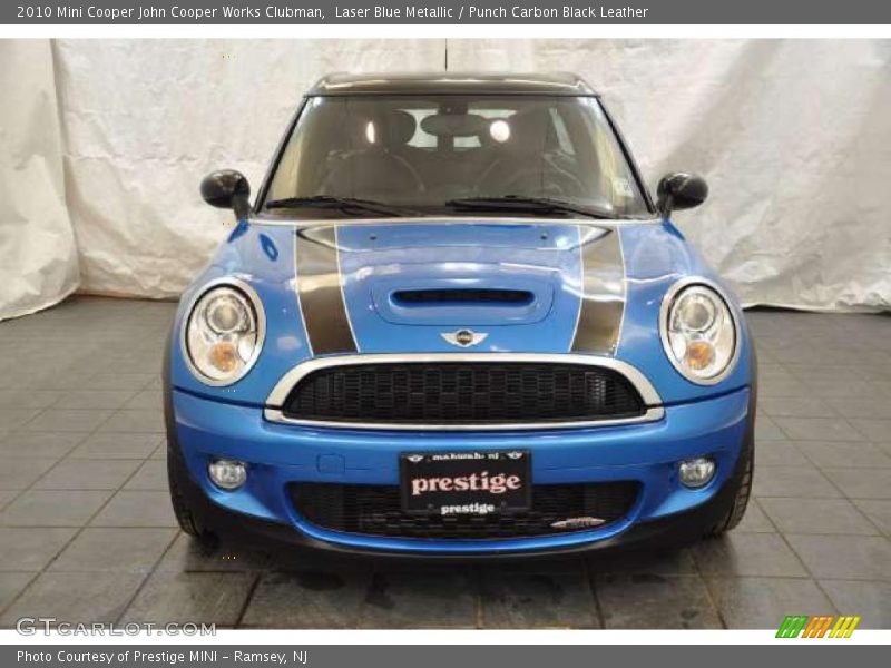 Laser Blue Metallic / Punch Carbon Black Leather 2010 Mini Cooper John Cooper Works Clubman
