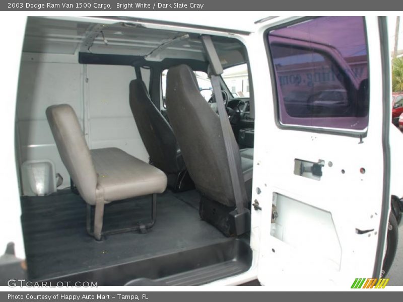 Bright White / Dark Slate Gray 2003 Dodge Ram Van 1500 Cargo