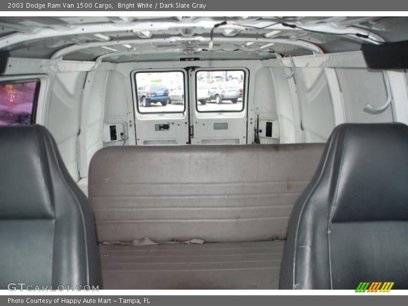 Bright White / Dark Slate Gray 2003 Dodge Ram Van 1500 Cargo