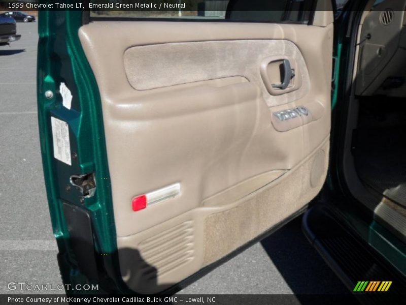 Emerald Green Metallic / Neutral 1999 Chevrolet Tahoe LT