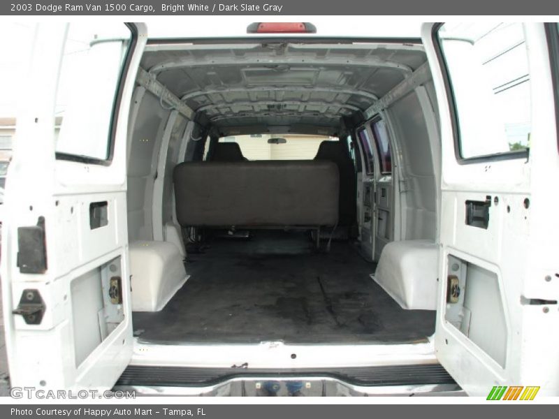 Bright White / Dark Slate Gray 2003 Dodge Ram Van 1500 Cargo