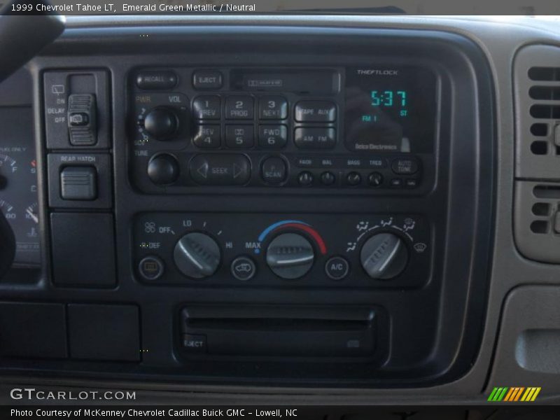 Emerald Green Metallic / Neutral 1999 Chevrolet Tahoe LT