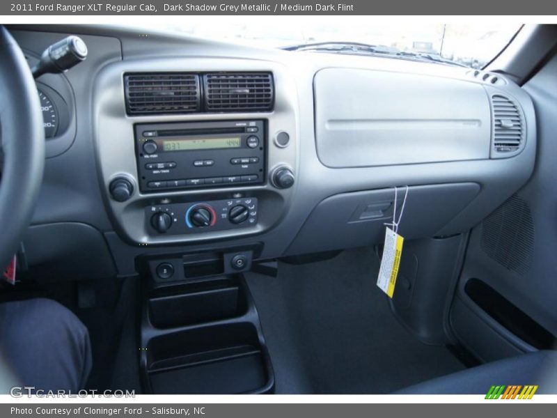 Dark Shadow Grey Metallic / Medium Dark Flint 2011 Ford Ranger XLT Regular Cab