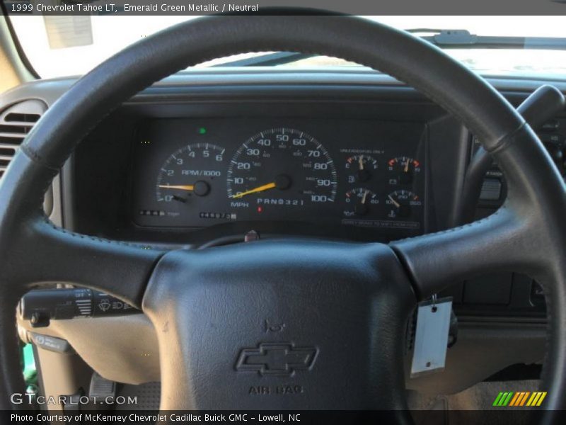 Emerald Green Metallic / Neutral 1999 Chevrolet Tahoe LT