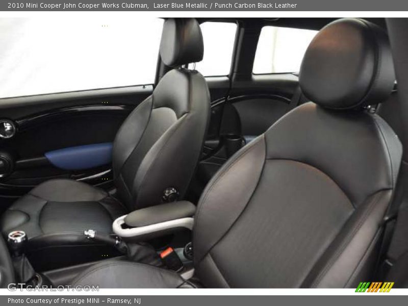  2010 Cooper John Cooper Works Clubman Punch Carbon Black Leather Interior