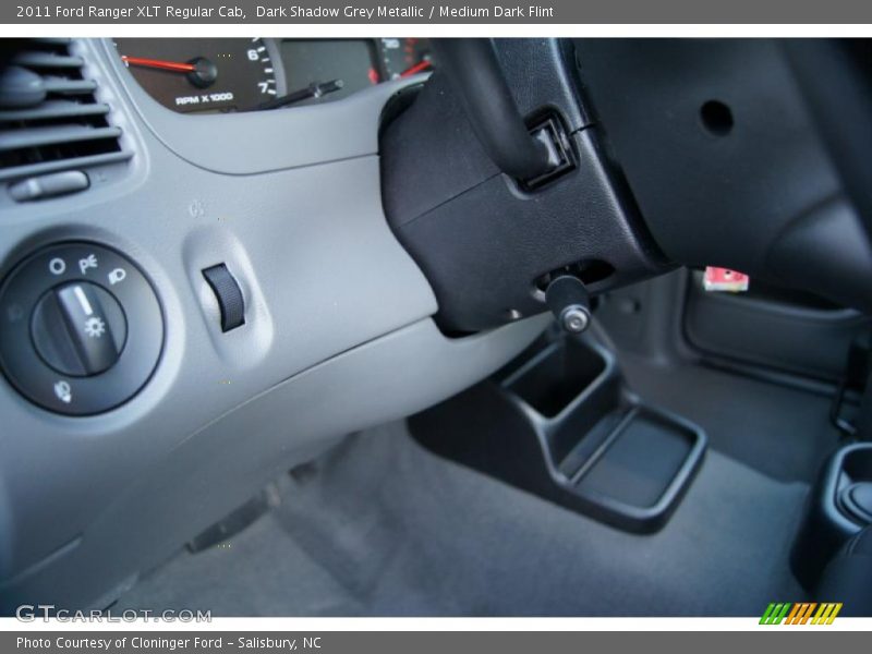 Dark Shadow Grey Metallic / Medium Dark Flint 2011 Ford Ranger XLT Regular Cab