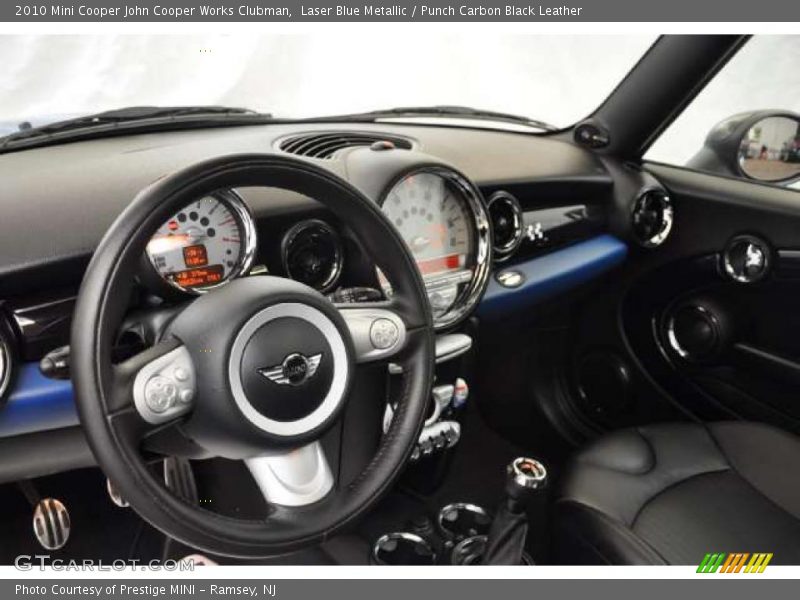  2010 Cooper John Cooper Works Clubman Punch Carbon Black Leather Interior