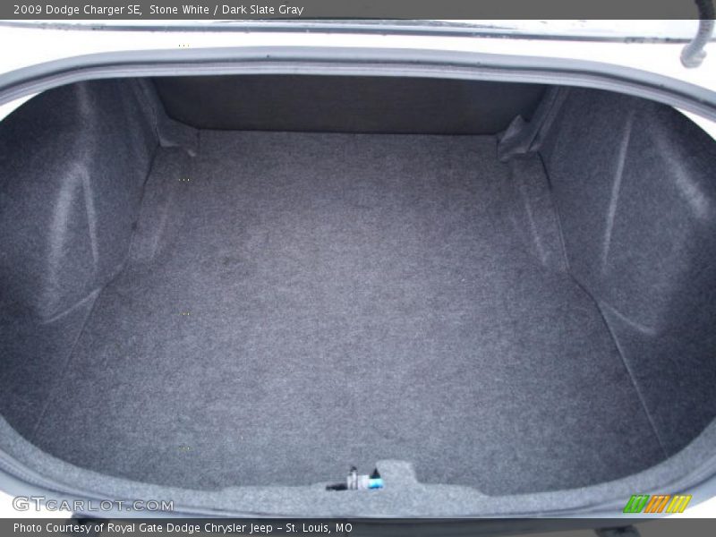 Stone White / Dark Slate Gray 2009 Dodge Charger SE