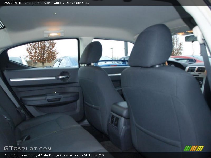 Stone White / Dark Slate Gray 2009 Dodge Charger SE
