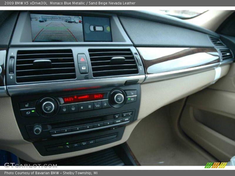 Monaco Blue Metallic / Sand Beige Nevada Leather 2009 BMW X5 xDrive30i