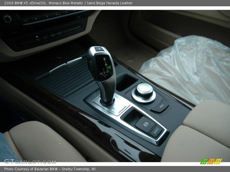 Monaco Blue Metallic / Sand Beige Nevada Leather 2009 BMW X5 xDrive30i