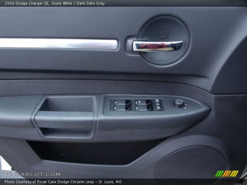 Stone White / Dark Slate Gray 2009 Dodge Charger SE