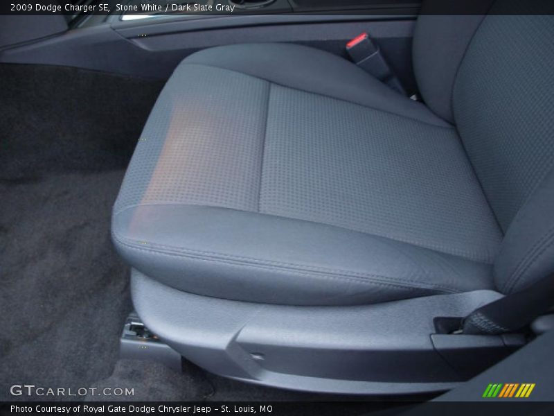 Stone White / Dark Slate Gray 2009 Dodge Charger SE