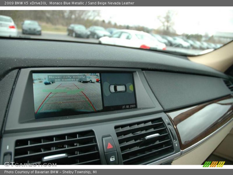 Monaco Blue Metallic / Sand Beige Nevada Leather 2009 BMW X5 xDrive30i