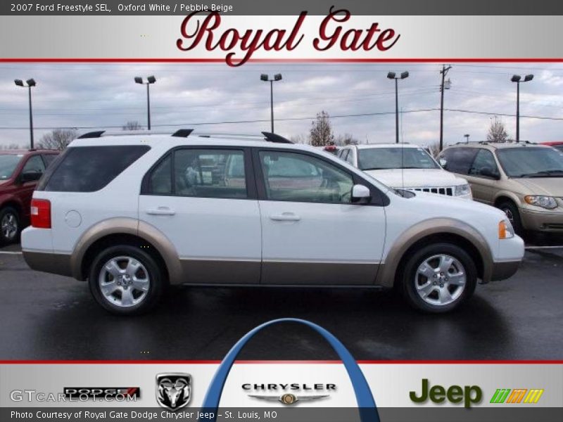 Oxford White / Pebble Beige 2007 Ford Freestyle SEL
