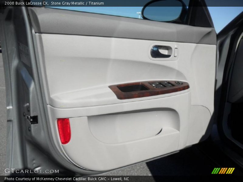 Stone Gray Metallic / Titanium 2008 Buick LaCrosse CX