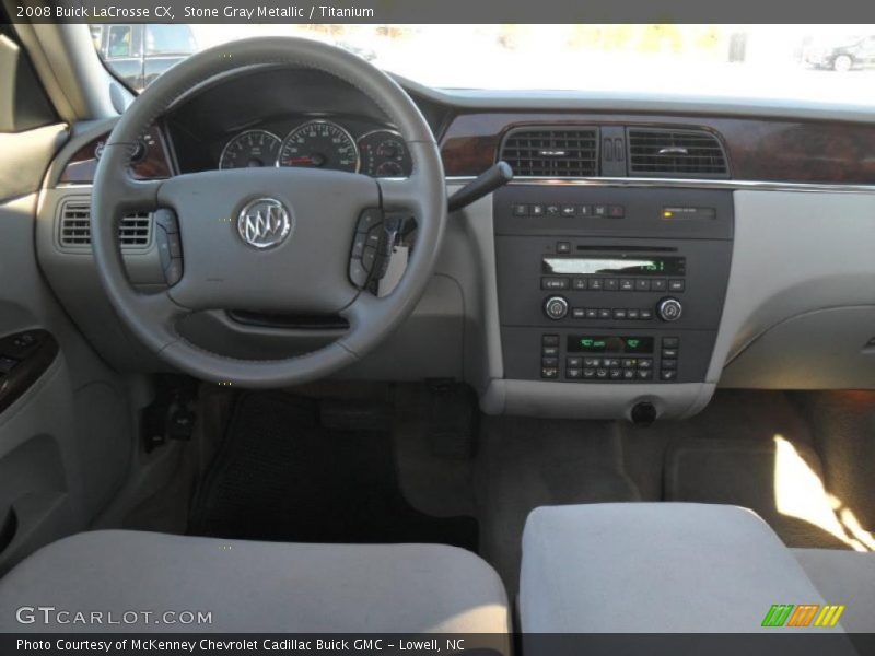 Stone Gray Metallic / Titanium 2008 Buick LaCrosse CX