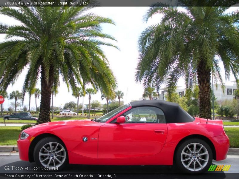 Bright Red / Black 2008 BMW Z4 3.0i Roadster
