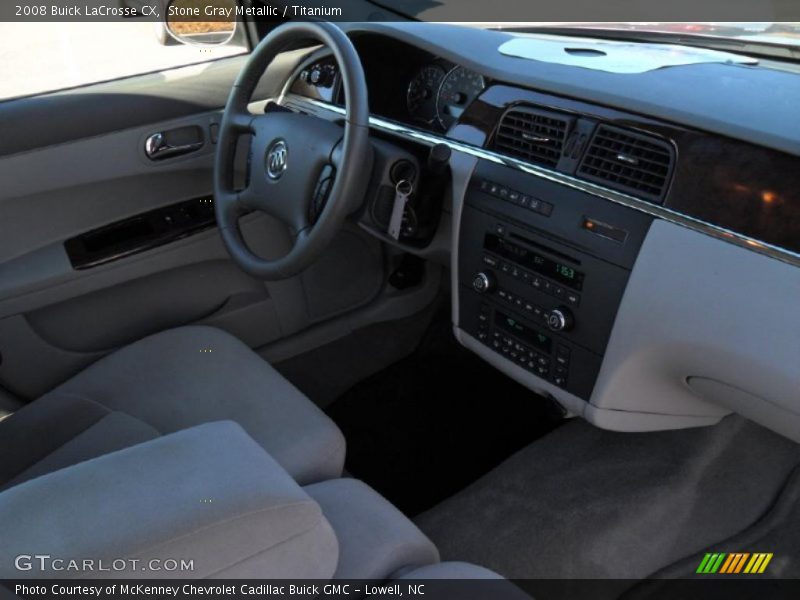 Stone Gray Metallic / Titanium 2008 Buick LaCrosse CX