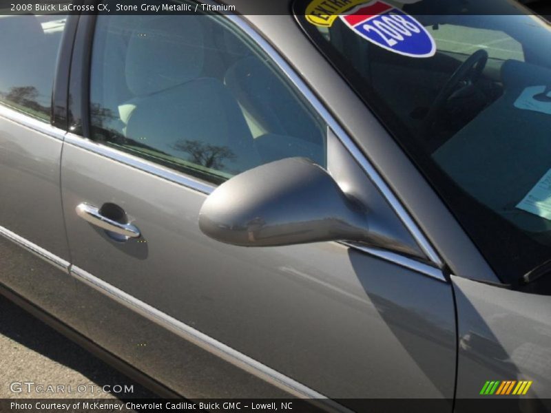 Stone Gray Metallic / Titanium 2008 Buick LaCrosse CX