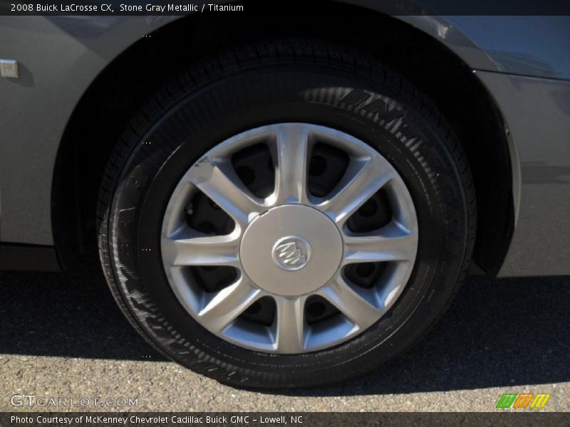Stone Gray Metallic / Titanium 2008 Buick LaCrosse CX