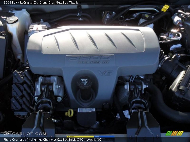 Stone Gray Metallic / Titanium 2008 Buick LaCrosse CX