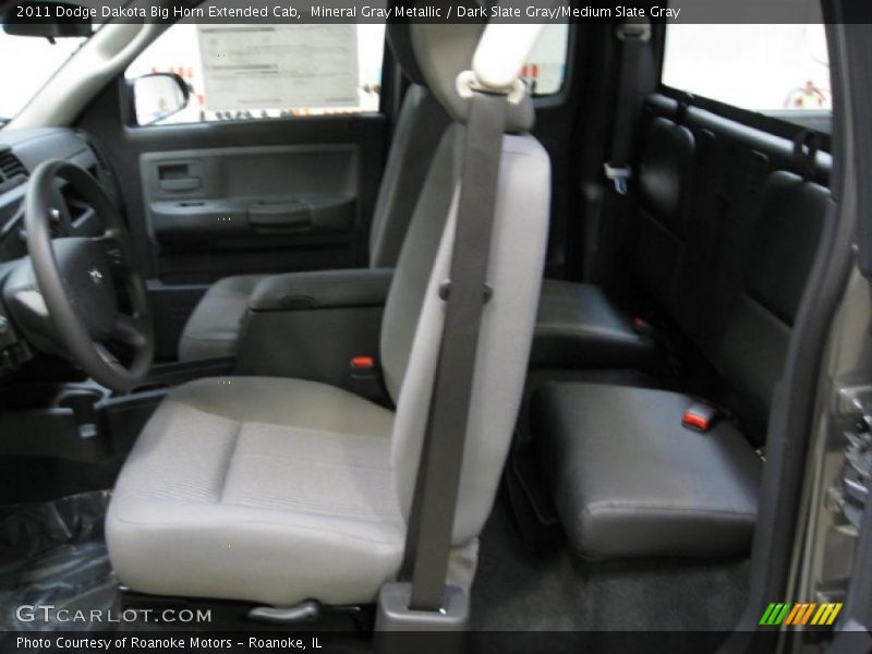 Mineral Gray Metallic / Dark Slate Gray/Medium Slate Gray 2011 Dodge Dakota Big Horn Extended Cab