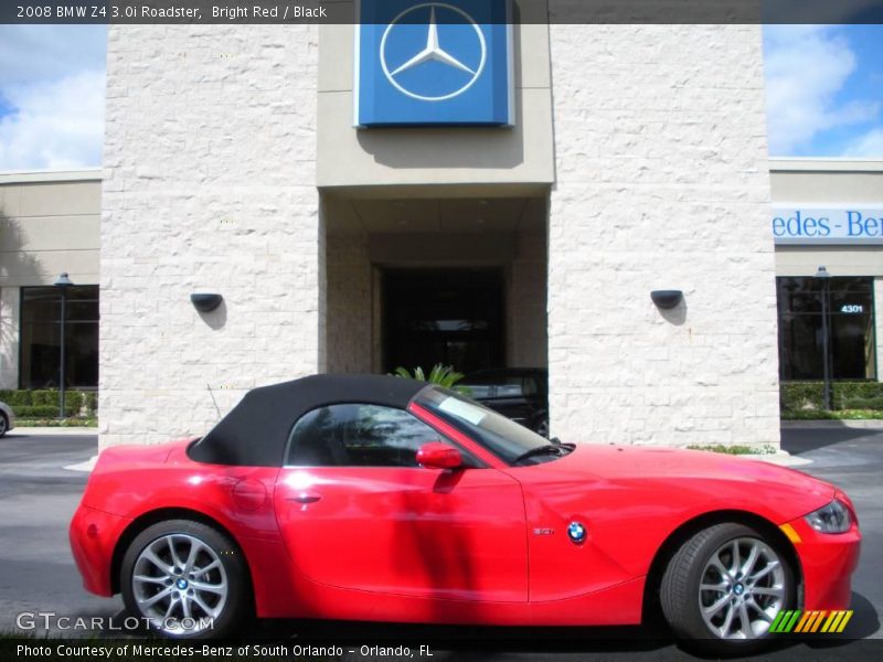 Bright Red / Black 2008 BMW Z4 3.0i Roadster