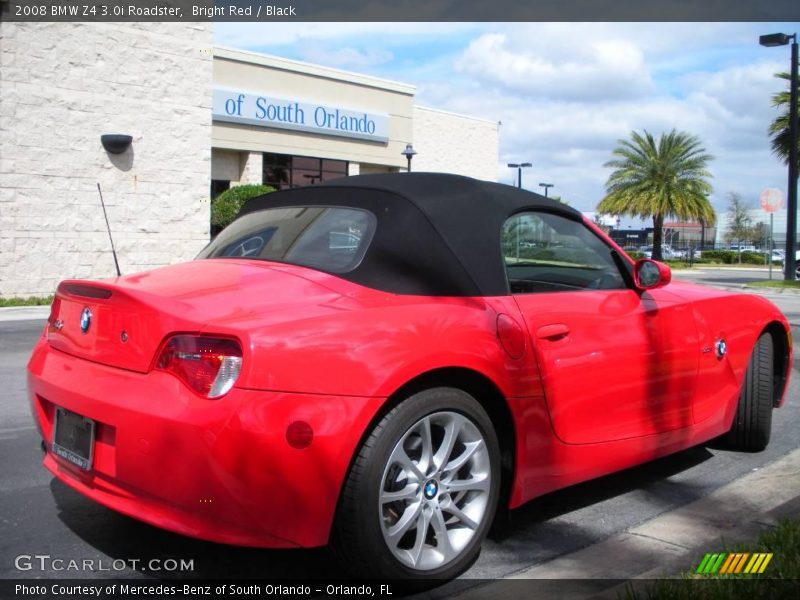 Bright Red / Black 2008 BMW Z4 3.0i Roadster