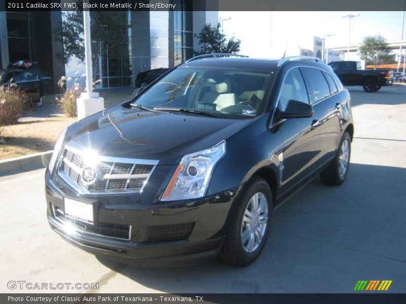 Black Ice Metallic / Shale/Ebony 2011 Cadillac SRX FWD