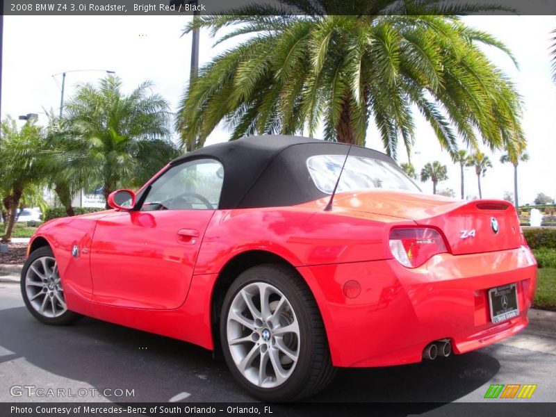 Bright Red / Black 2008 BMW Z4 3.0i Roadster