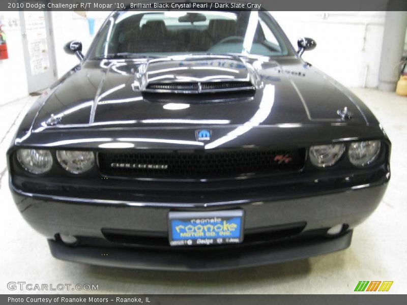Brilliant Black Crystal Pearl / Dark Slate Gray 2010 Dodge Challenger R/T Mopar '10