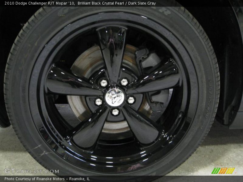 Brilliant Black Crystal Pearl / Dark Slate Gray 2010 Dodge Challenger R/T Mopar '10