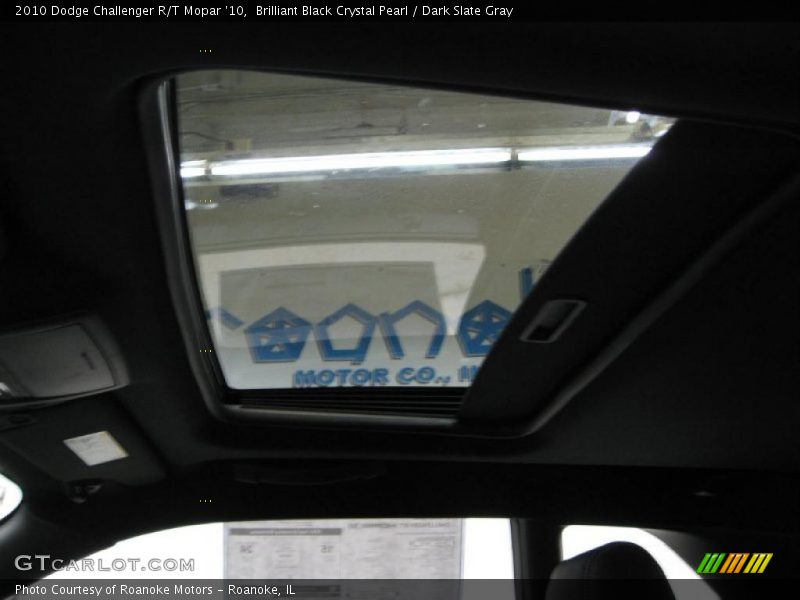 Brilliant Black Crystal Pearl / Dark Slate Gray 2010 Dodge Challenger R/T Mopar '10