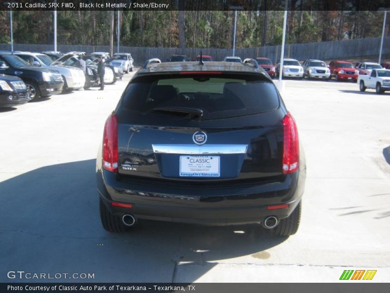 Black Ice Metallic / Shale/Ebony 2011 Cadillac SRX FWD