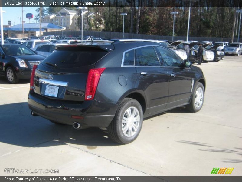 Black Ice Metallic / Shale/Ebony 2011 Cadillac SRX FWD