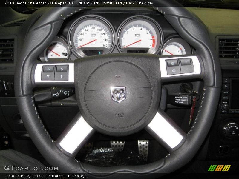 Brilliant Black Crystal Pearl / Dark Slate Gray 2010 Dodge Challenger R/T Mopar '10